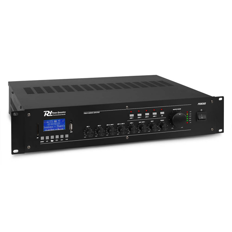 100V 6CH MixerAmplifier 4Zone 360W EGO Technologies