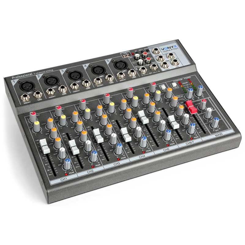 Music Mixer 7Ch/MP3/Echo - EGO Technologies